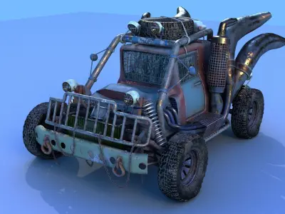 Survival car 3D model