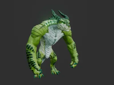 Forest Baronto Low-poly 3D model