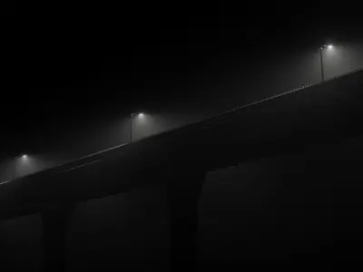 Elevated Road Free low-poly 3D model