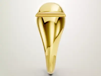 Bulgari Cabochon Ring  3D print model