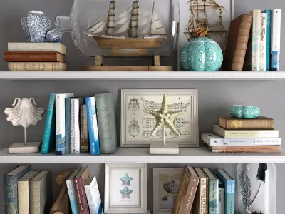 Decor set 09 3D model