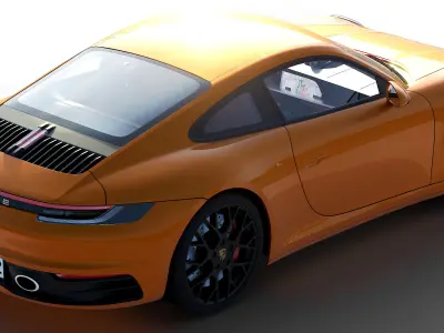 Porsche 911 Carrera S 2019 3D model by zifir3d