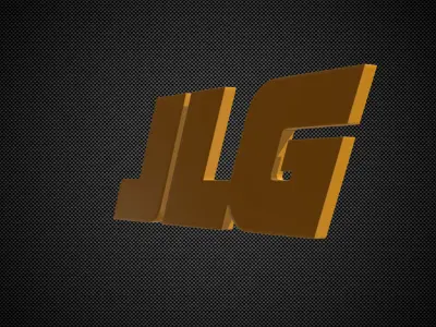 jlg logo 3D model