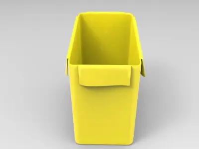 Octo Storage Box Low-poly 3D model