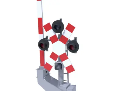 29 Piece Railway Pack 1 Low-poly 3D model