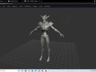 Alien base mesh Free 3D model
