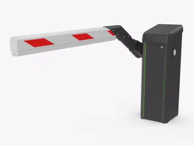 Parking Barrier Low-poly 3D model purchase