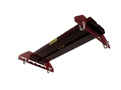 2500 Kg forklift attachment 3D model