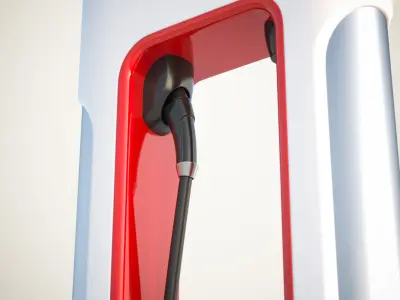 Electric car charger 3D model buy