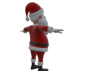 Santa Rigged 3D model