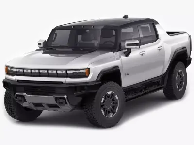 Hummer EV Electric pick-up 2022 3D model