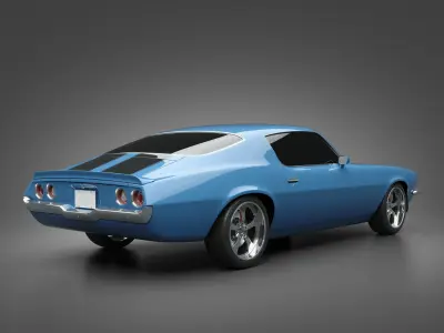 1972 Chevrolet Camaro Z28 3D model