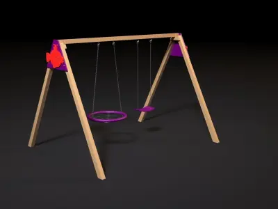 Swing set 3D model