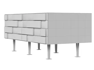 designer chest of drawers 3D model
