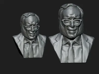 Isaac Asimov 3D print model