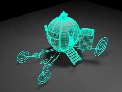 Cinderella cart   3D model