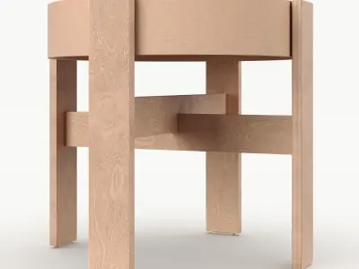 Ikea BASTUA Side table 3D model