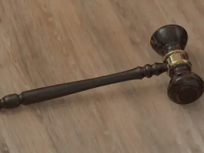 Gavel 3D print model