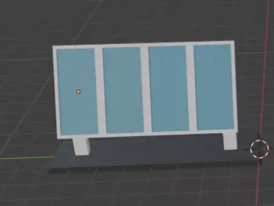 Low Poly Solar Panel 3D Model Low-poly 3D model