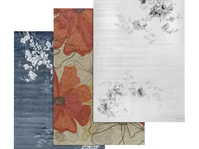 Rug Set 1365 3D model
