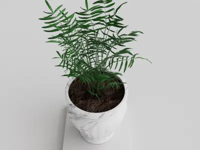 Marble Vase Free low-poly 3D model