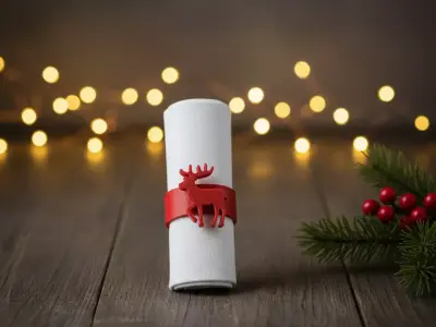 Christmas Napkin Holder 3D print model purchase