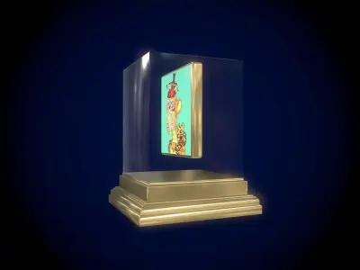  Mutant Ape 14 Gold Club Low-poly 3D model