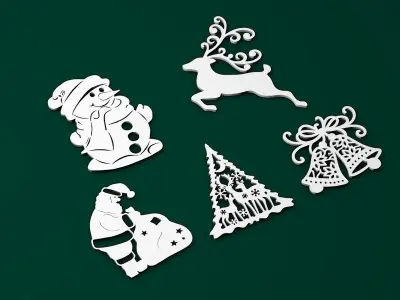 Christmas decoration pack 3D print model