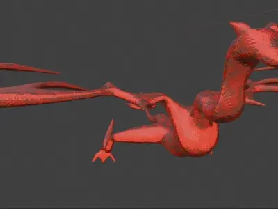 300 Dragons Pack Low-poly 3D model