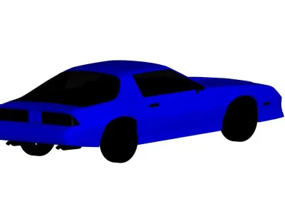 Chevrolet Camaro coupe 1983 3D model