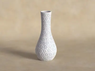 Flower Pot Low-poly 3D model get