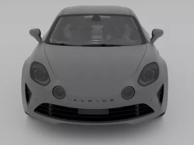 Alpine A110 3D model by Flostudio