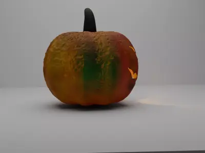 Halloween Pumpkin 3D Model 3D print model