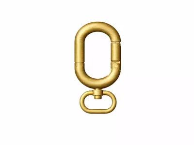 Luxury Metal Bag Hook Premium Purse Carabine 20mm 3D print model