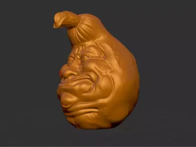 Halloween Pumpkin - High-Quality 3D Model 3D print model