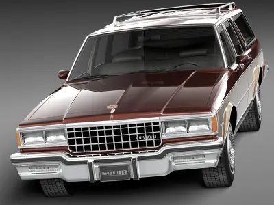 Chevrolet Caprice Estate Wagon 1978 3D model