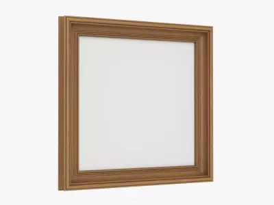 Frame square with picture 01 3D model
