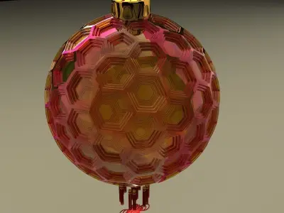 Chinese Red Lantern 3D model