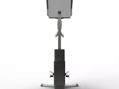 Life Fitness Professional - Performance Upright Exercise Bike Low-poly 3D model