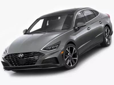 Hyundai Sonata US 2020 3D model
