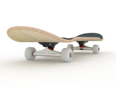 Skateboard Mold with High Concave- Ready to be milled 3D model