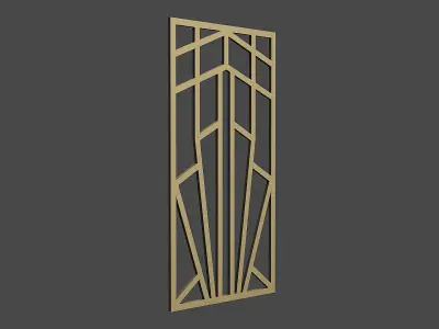 Decorative Panel 6 3D model buy