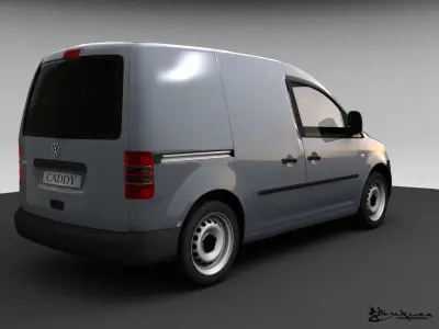 Volkswagen Caddy Kasten 2010 3D model