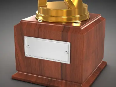 Soccer Cup Low-poly 3D model