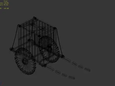 Game Official - Transportation - Cage 01 3D model