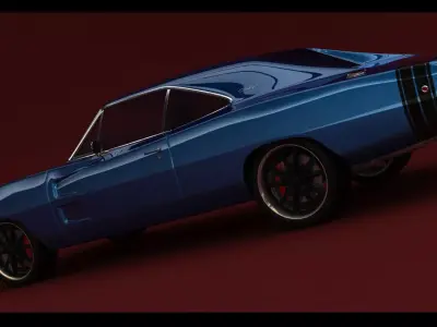 Dodge Charger RT 1968 3D model