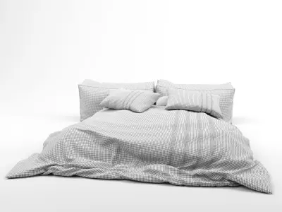 Bed design 3D model purchase
