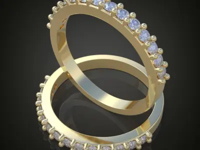 Ring 3D model 0148 printable model3 Free 3D print model
