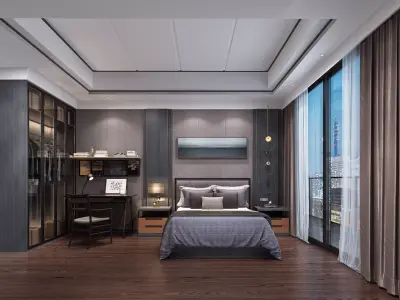 bedroom interior 3D model