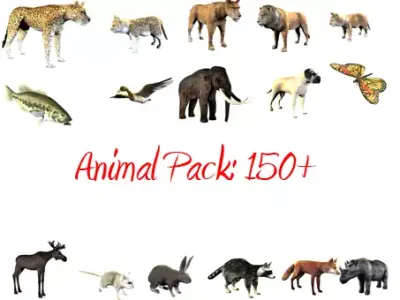 Animal Pack 3D model